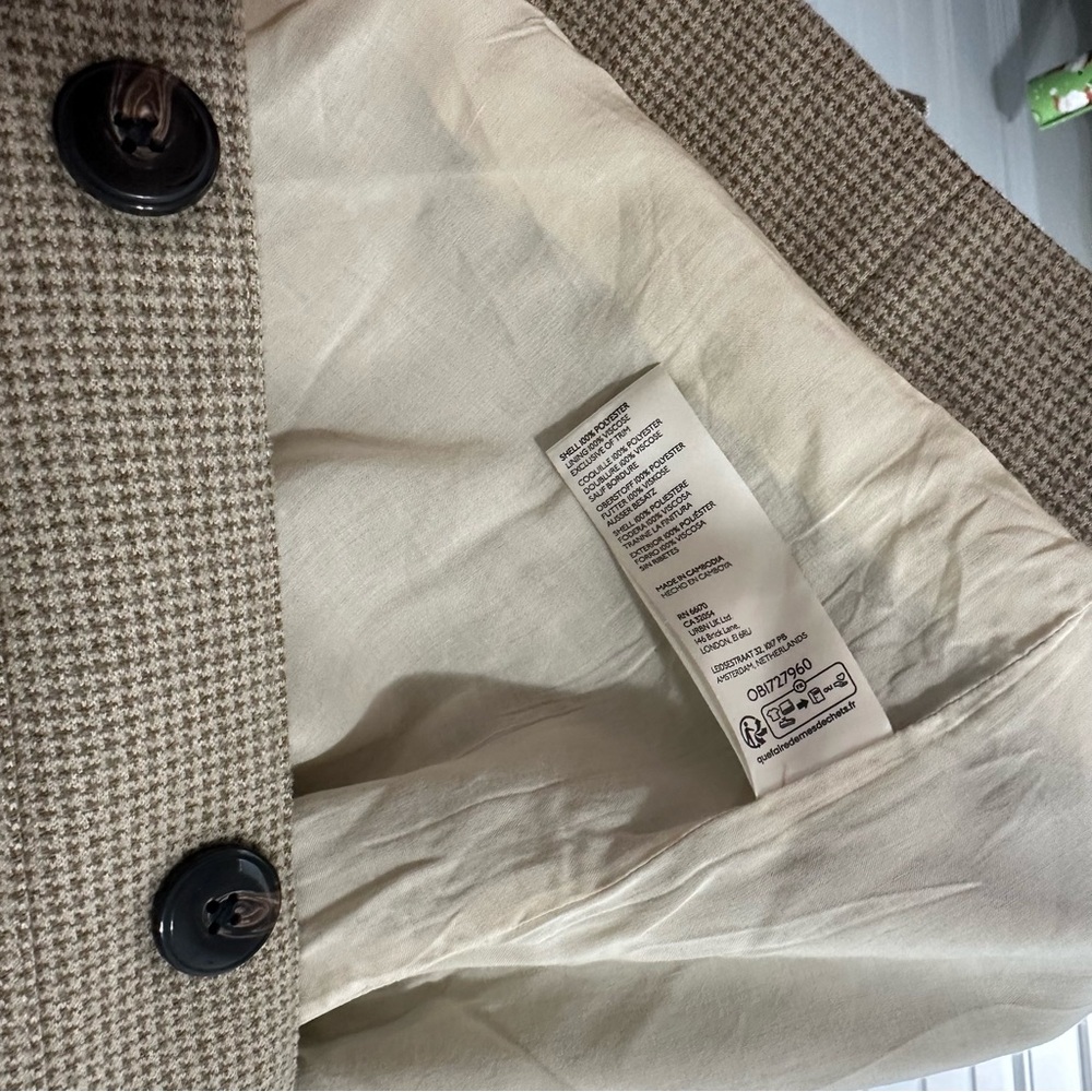 Maeve by Anthropologie Tan Utility Jacket with Flap Pockets - Picture 4 of 5